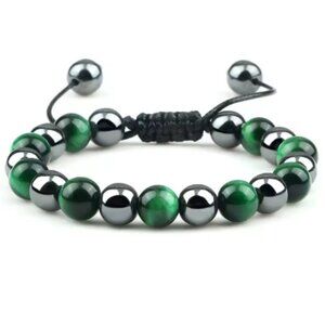 Magnetic Bracelet,Magnetic and Gemstone Bracelet,8mm Beads